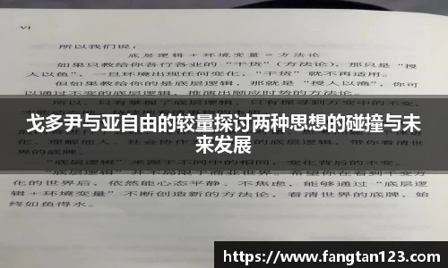 戈多尹与亚自由的较量探讨两种思想的碰撞与未来发展